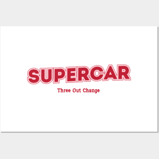 Supercar, Three Out Change Posters and Art